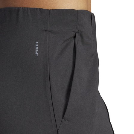 Women Aeroready Train Essentials Minimal Branding Woven Joggers, Black, A701_ONE, large image number 5