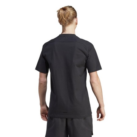 Men Adidas Z.N.E. T-Shirt, Black, A701_ONE, large image number 3