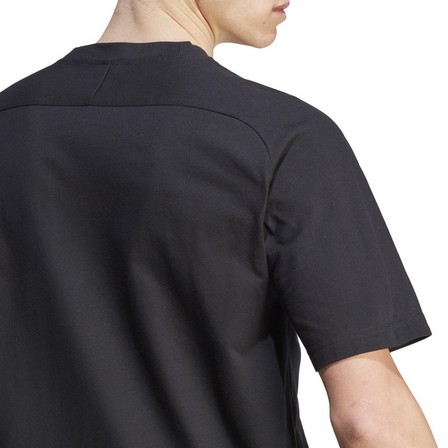 Men Adidas Z.N.E. T-Shirt, Black, A701_ONE, large image number 5