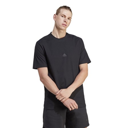 Men Adidas Z.N.E. T-Shirt, Black, A701_ONE, large image number 11