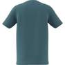 Kids Unisex Essentials 3-Stripes Cotton T-Shirt, Blue, A701_ONE, thumbnail image number 6
