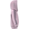 Unisex Kids Essentials 3-Stripes Zip Hooded Jacket, Pink, A701_ONE, thumbnail image number 8