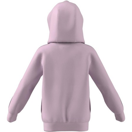 Unisex Kids Essentials 3-Stripes Zip Hooded Jacket, Pink, A701_ONE, large image number 13