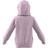 Unisex Kids Essentials 3-Stripes Zip Hooded Jacket, Pink, A701_ONE, thumbnail image number 13