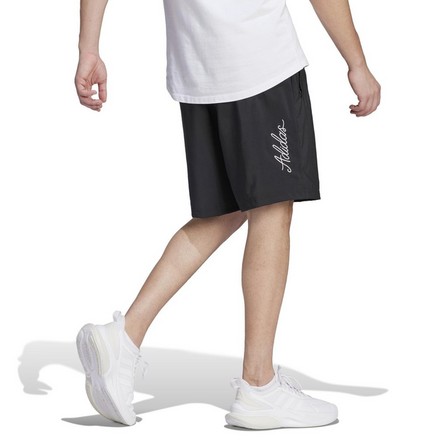 Men Scribble Shorts, Black, A701_ONE, large image number 2