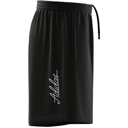 Men Scribble Shorts, Black, A701_ONE, large image number 10