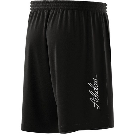 Men Scribble Shorts, Black, A701_ONE, large image number 12