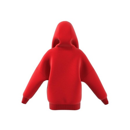 Unisex Kids Adidas X Classic Lego Winter Hoodie, Red, A701_ONE, large image number 13
