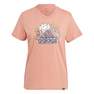 Female Doodle Graphic T-Shirt, Pink, A701_ONE, thumbnail image number 3