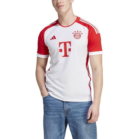 Men Fc Bayern 23/24 Home Jersey, White, A701_ONE, large image number 1