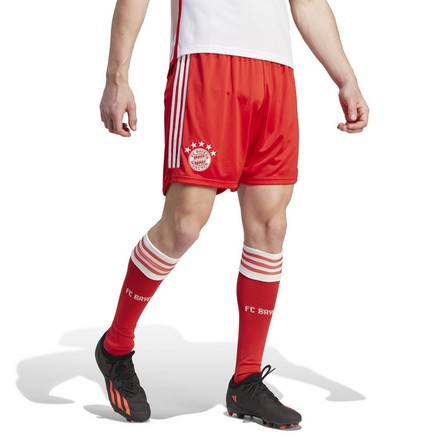 Men Fc Bayern 23/24 Home Shorts, Red, A701_ONE, large image number 1