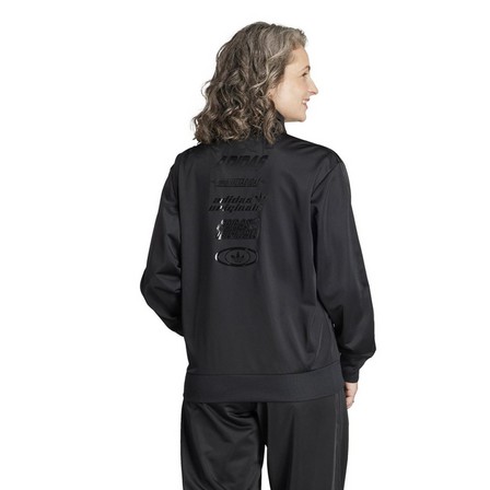 Women Multiple Logo Firebird Track Top, Black, A701_ONE, large image number 3