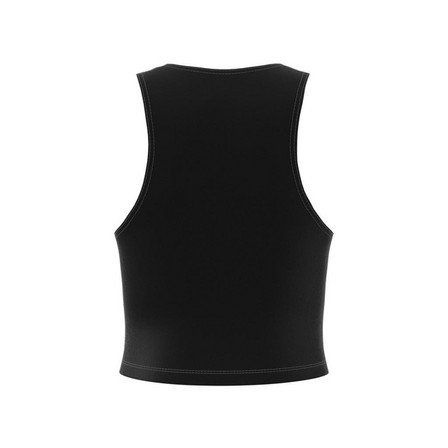 Women Essentials Rib Tank Top, Black, A701_ONE, large image number 8