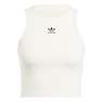 Women Essentials Rib Tank Top, White, A701_ONE, thumbnail image number 2