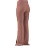 Women Lounge Ribbed Flared-Leg Joggers, Red, A701_ONE, thumbnail image number 13