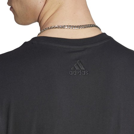 Men Essentials Single Jersey Big Logo T-Shirt, Black, A701_ONE, large image number 5