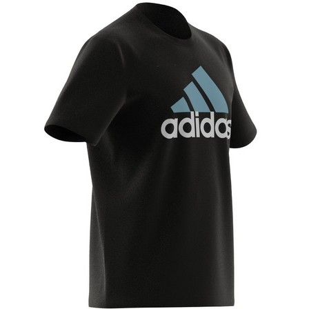 Men Essentials Single Jersey Big Logo T-Shirt, Black, A701_ONE, large image number 9