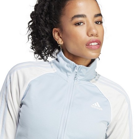 Female Teamsport Tracksuit, White, A701_ONE, large image number 4