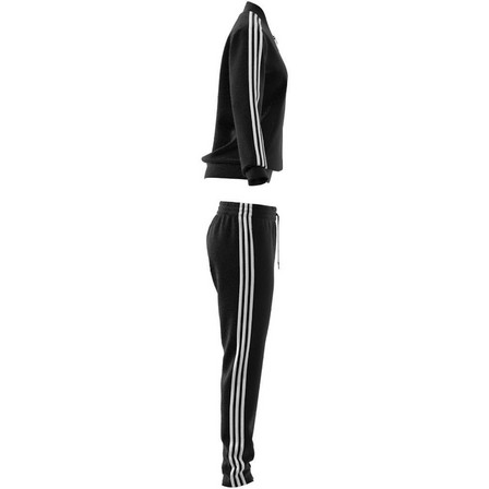 Women Essentials 3-Stripes Tracksuit, Black, A701_ONE, large image number 12