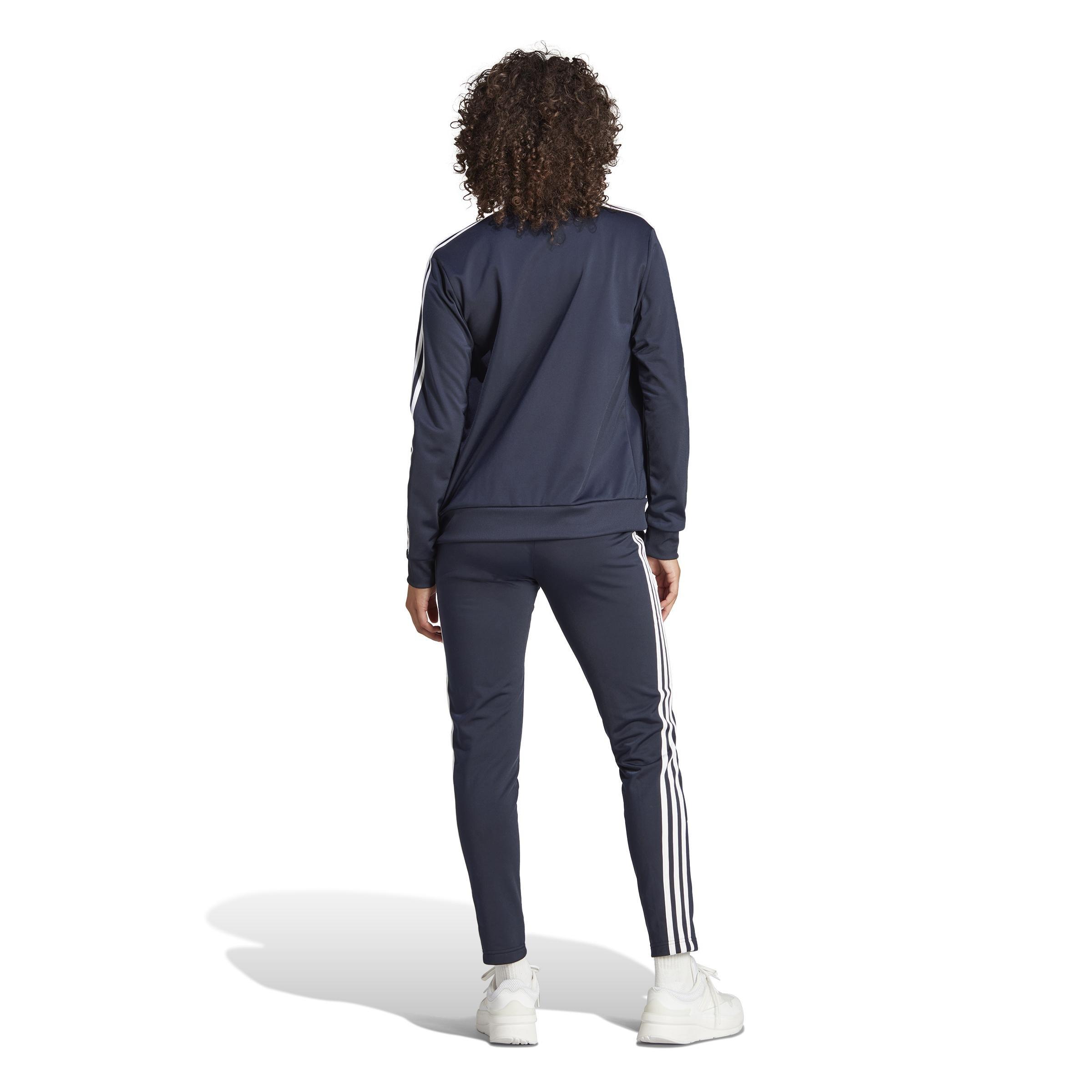 adidas - Women Essentials 3-Stripes Tracksuit, Blue