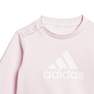 Kids Unisex Badge Of Sport French Terry Jogger, Pink, A701_ONE, thumbnail image number 4