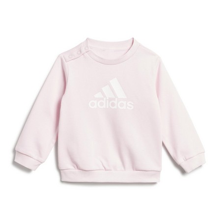 Kids Unisex Badge Of Sport French Terry Jogger, Pink, A701_ONE, large image number 14