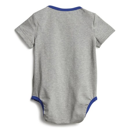 Kids Unisex Essentials Bodysuit And Beanie Gift Set, Grey, A701_ONE, large image number 2
