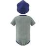 Kids Unisex Essentials Bodysuit And Beanie Gift Set, Grey, A701_ONE, thumbnail image number 6