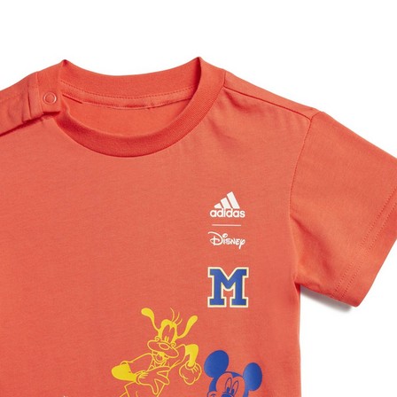 Unisex Kids Adidas X Disney Co-Ord Set, Red, A701_ONE, large image number 3