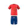 Unisex Kids Adidas X Disney Co-Ord Set, Red, A701_ONE, thumbnail image number 4