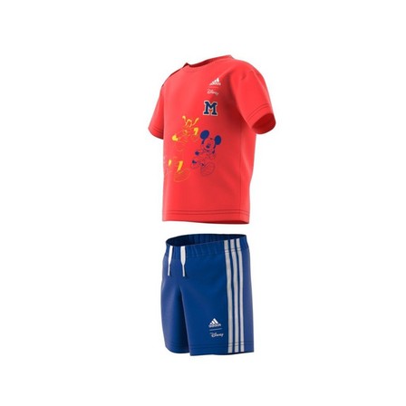 Unisex Kids Adidas X Disney Co-Ord Set, Red, A701_ONE, large image number 6