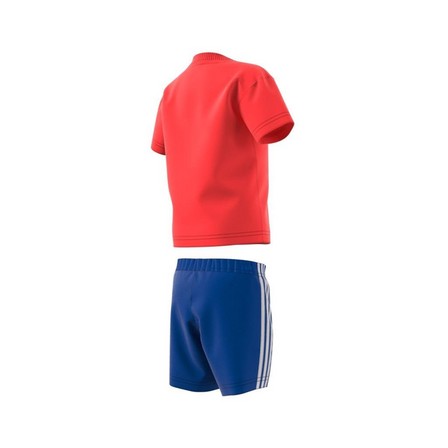 Unisex Kids Adidas X Disney Co-Ord Set, Red, A701_ONE, large image number 9
