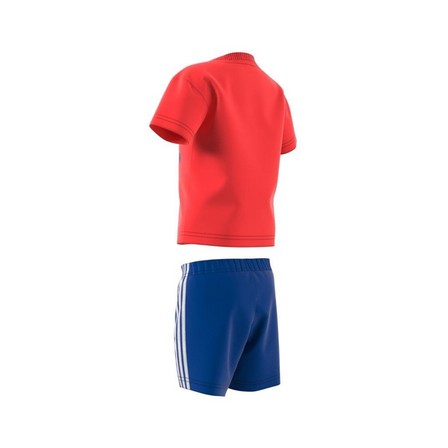 Unisex Kids Adidas X Disney Co-Ord Set, Red, A701_ONE, large image number 10