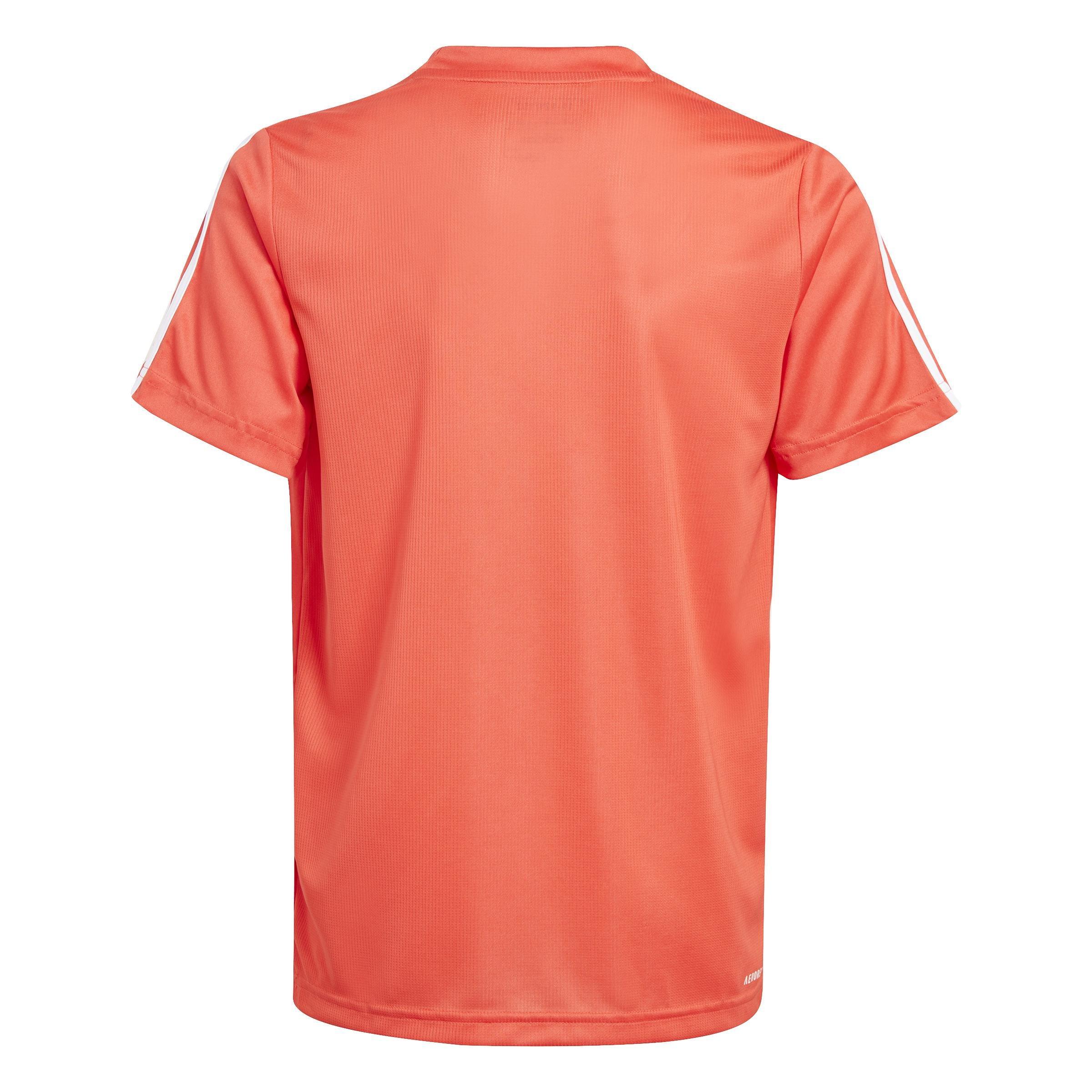 Unisex Kids Train Essentials Aeroready 3-Stripes Training Set, Orange, A701_ONE, large image number 1