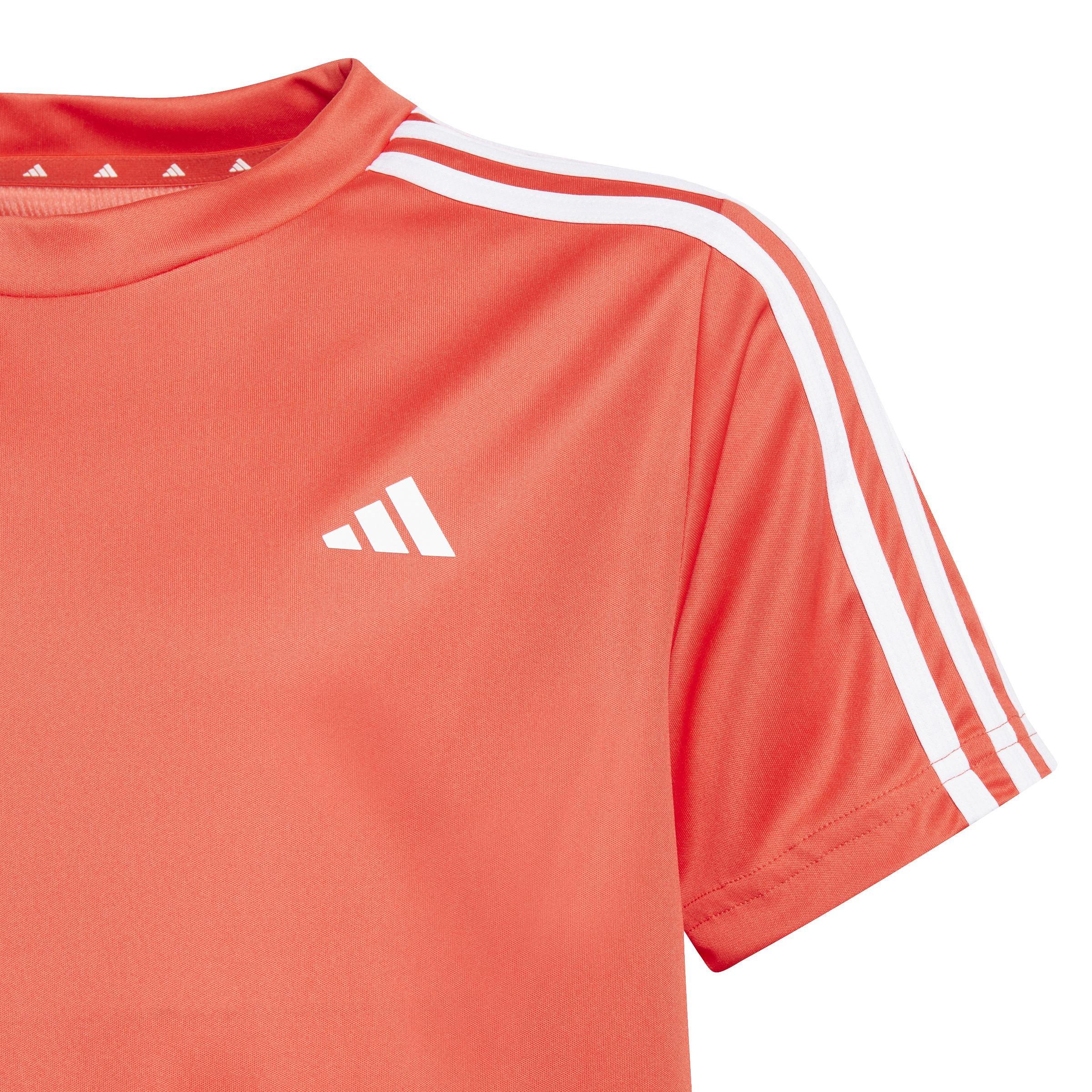 Unisex Kids Train Essentials Aeroready 3-Stripes Training Set, Orange, A701_ONE, large image number 4