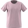 Kids Girls Essentials Aeroready Logo T-Shirt, Pink, A701_ONE, thumbnail image number 0