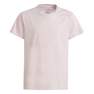Kids Girls Essentials Aeroready Logo T-Shirt, Pink, A701_ONE, thumbnail image number 2