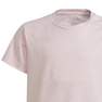 Kids Girls Essentials Aeroready Logo T-Shirt, Pink, A701_ONE, thumbnail image number 5