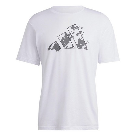 Men Train Essentials Graphic T-Shirt, White, A701_ONE, large image number 2