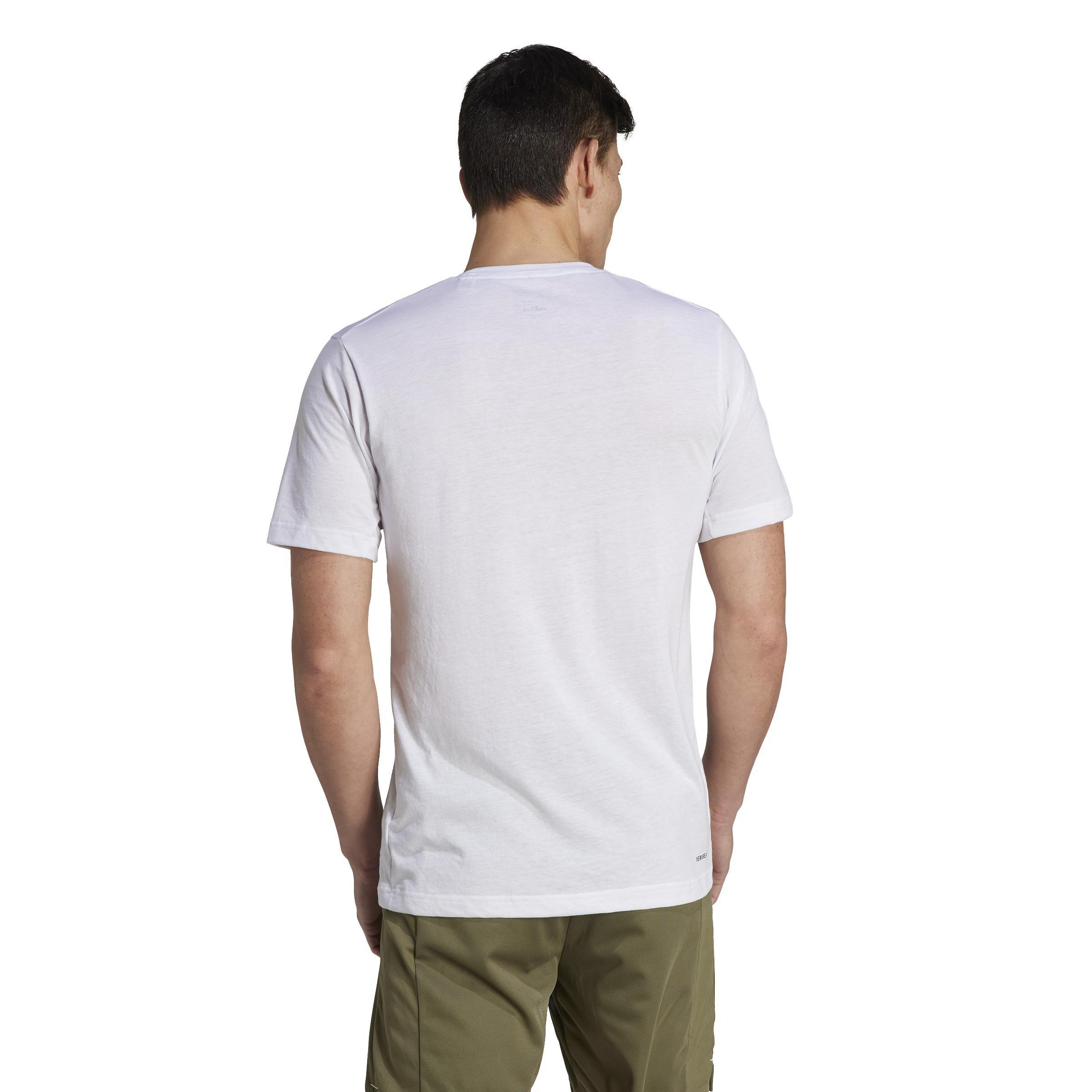 Men Train Essentials Graphic T-Shirt, White, A701_ONE, large image number 3