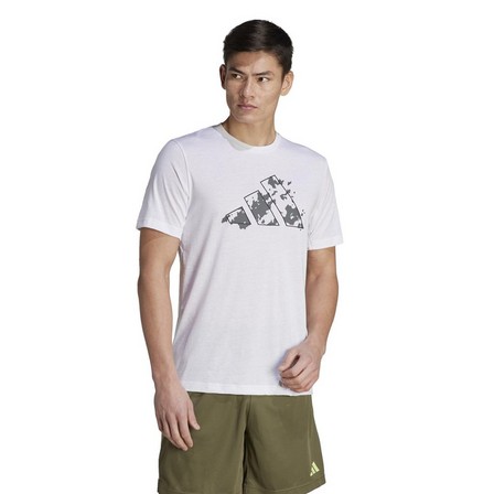 Men Train Essentials Graphic T-Shirt, White, A701_ONE, large image number 12
