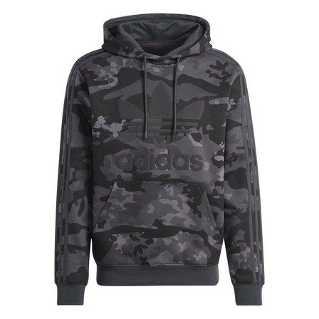 Men Graphics Camo Hoodie, Black, A701_ONE, large image number 2