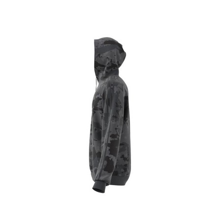 Men Graphics Camo Hoodie, Black, A701_ONE, large image number 9