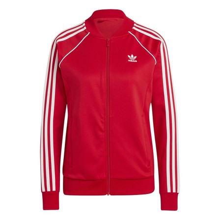 Women Adicolor Classics Sst Track Top, Red, A701_ONE, large image number 2