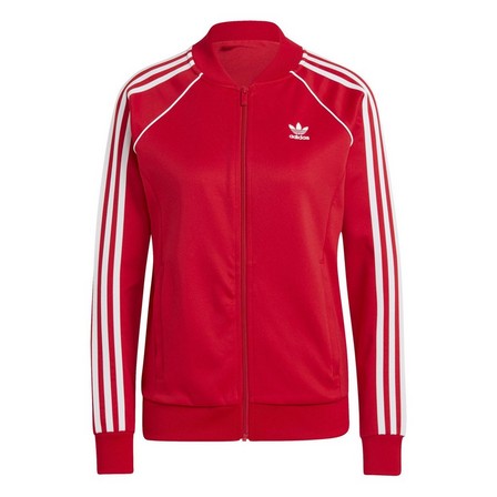 Women Adicolor Classics Sst Track Top, Red, A701_ONE, large image number 3