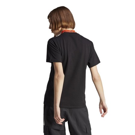 Women Adicolor Classics Trefoil T-Shirt, Black, A701_ONE, large image number 3