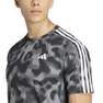 Men Own The Run 3-Stripes Allover Print T-Shirt, Grey, A701_ONE, thumbnail image number 4