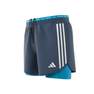 Men Own The Run 3-Stripes 2-In-1 Shorts, Blue, A701_ONE, thumbnail image number 5