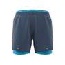 Men Own The Run 3-Stripes 2-In-1 Shorts, Blue, A701_ONE, thumbnail image number 12