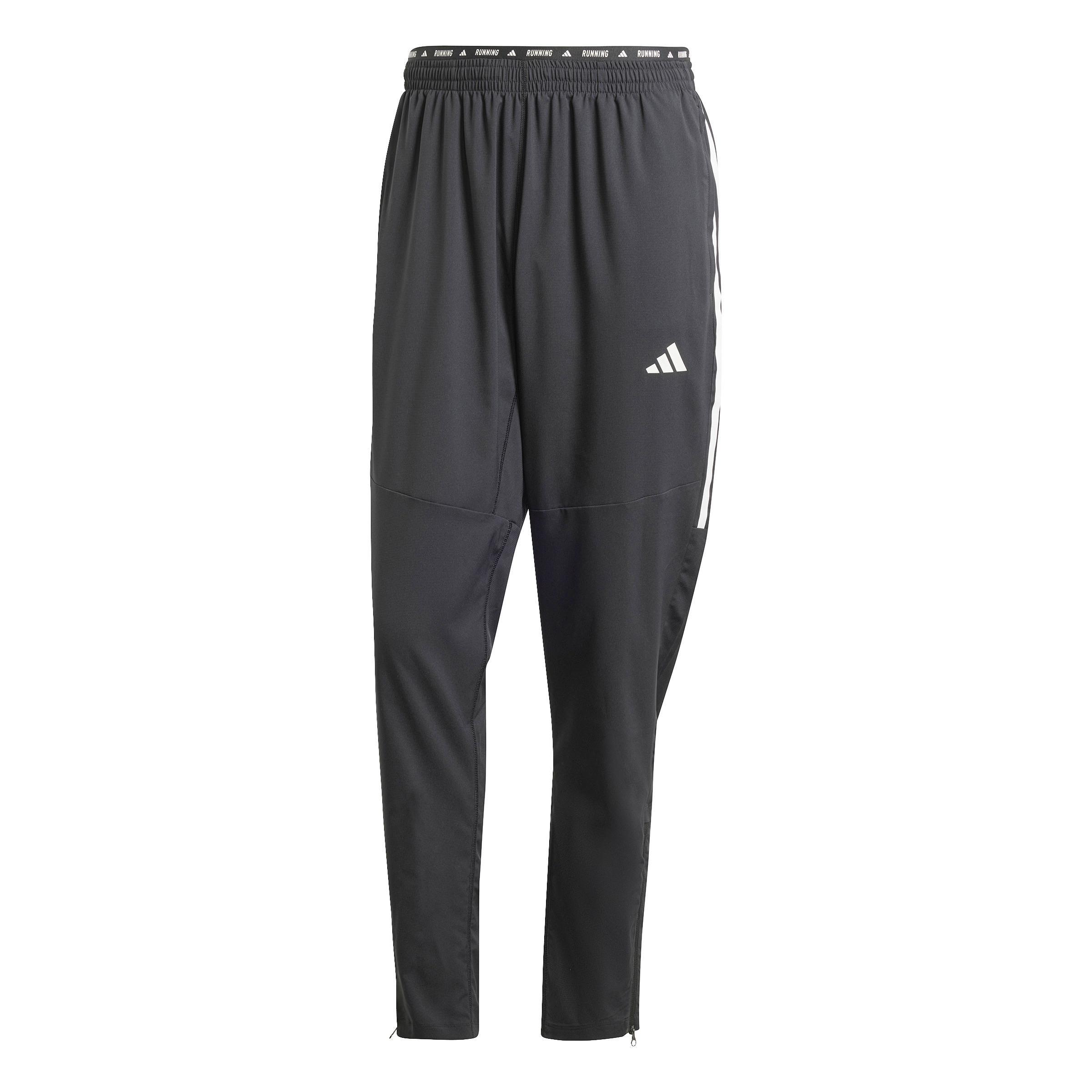 adidas - Men Own The Run 3-Stripes Joggers, Black